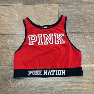PINK Victoria's Secret High Neck Sports Bra Size Small